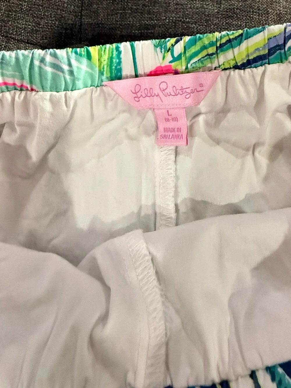 Lilly Pulitzer Tropical Skort in Girls Size L (8-10) Excellent Condition